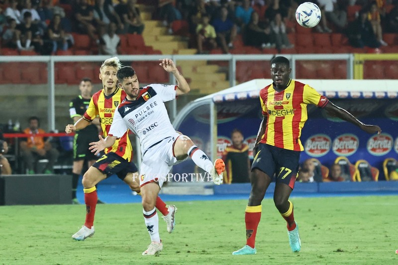 5′ Giornata Lecce – Genoa 1-0- Foto